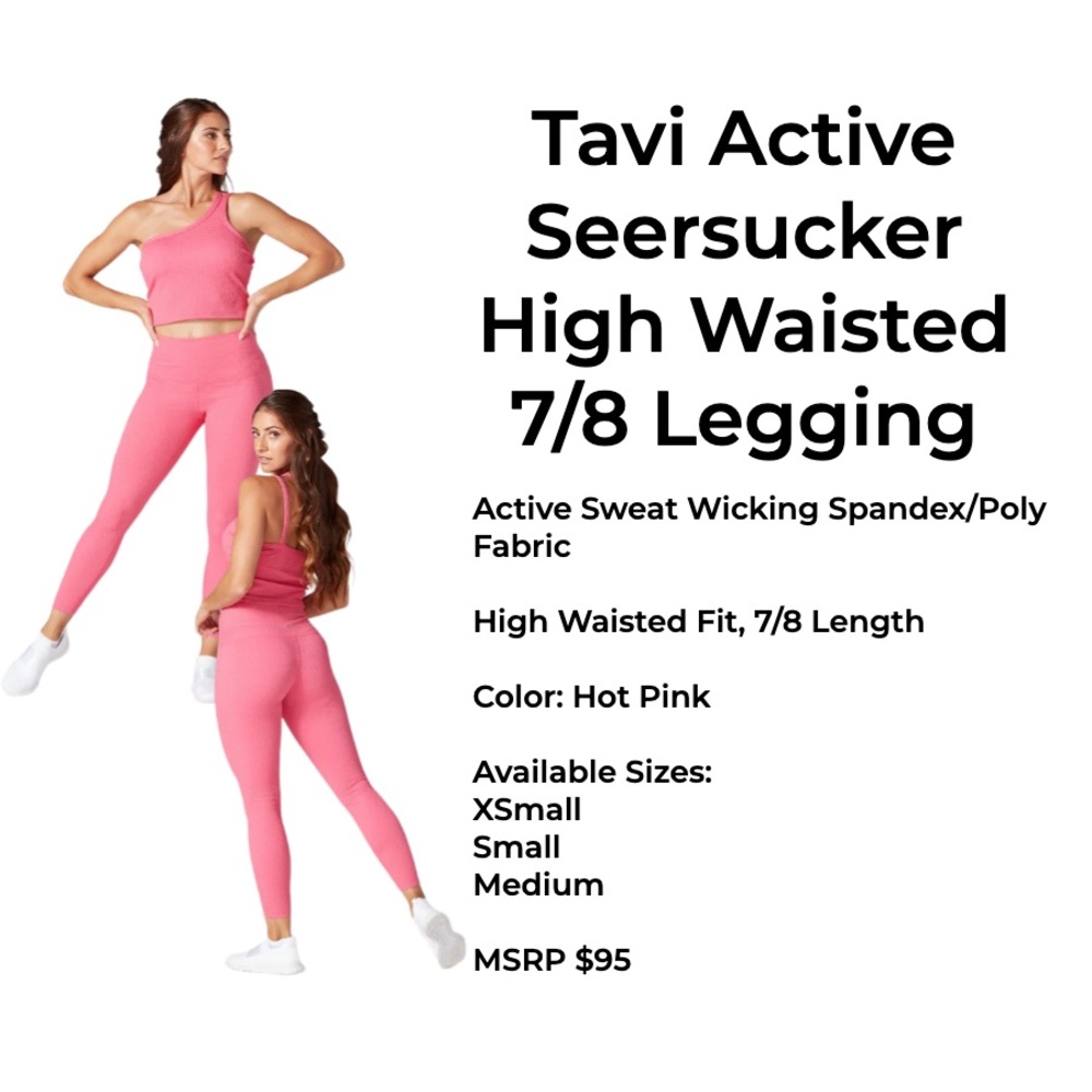 Tavi Active Seersucker Athletic Leggings. NWT. Matching top sold separately.